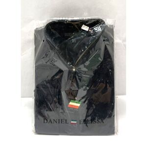Daniel Ellissa Mens Black Dress Shirt Size 18.5 35 36 Long Sleeve New Package